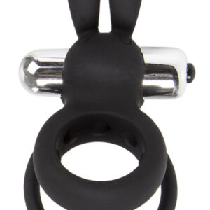 10-speed Silicone Rabbit Vibrating Ring Penisring med vibrator