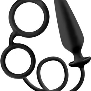 A.K.A Sergant Hard-on Silicon Cockring & Butt Plug Analplugg med penisring