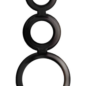Addicted Toys Rings Set For Penis Black Penisring
