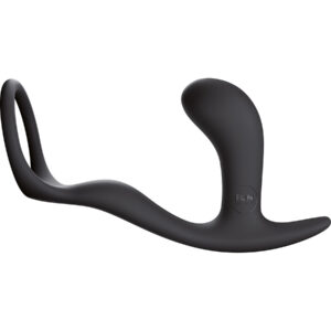 Fun Factory: Bootie Ring, Penisring + Plug, svart