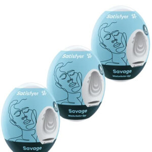 Satisfyer Masturbator Egg Savage 3-pcs Muna masturbaattori