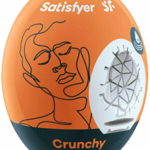 Satisfyer Masturbator Egg Single Crunchy Tenga muna