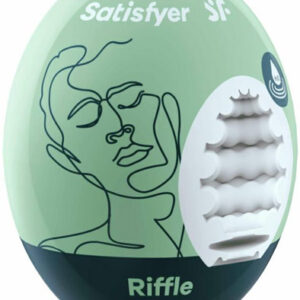 Satisfyer Masturbator Egg Single Riffle Tenga muna