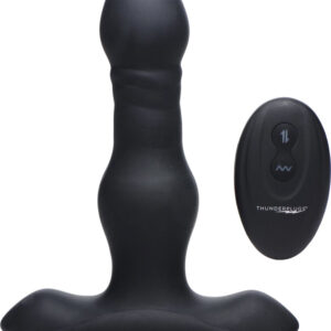 ThunderPlugs: Vibrating & Thrusting Silicone Anal Plug with Remote